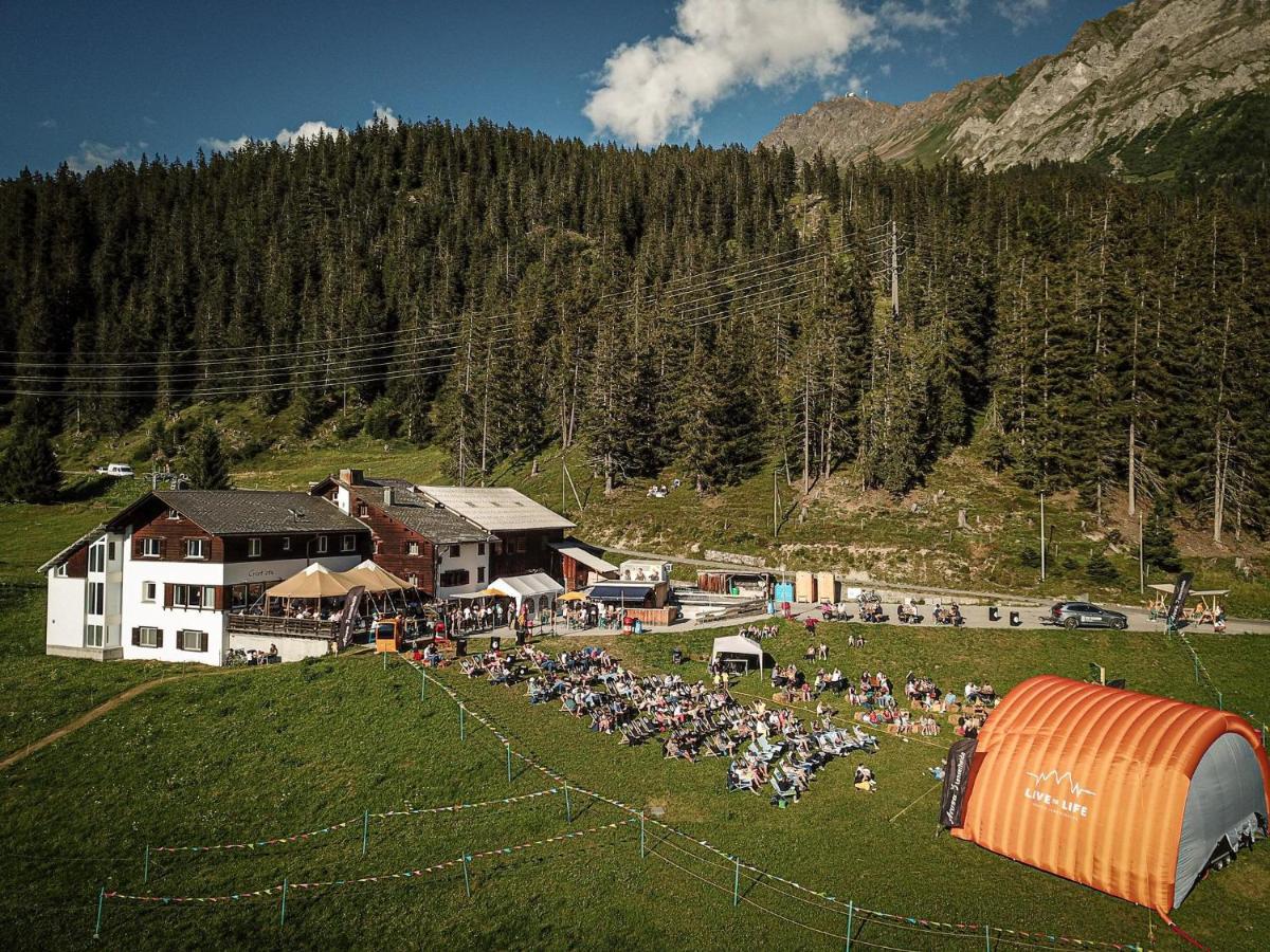 ホテル Berggasthaus Crest'Ota レンツァーハイデ エクステリア 写真